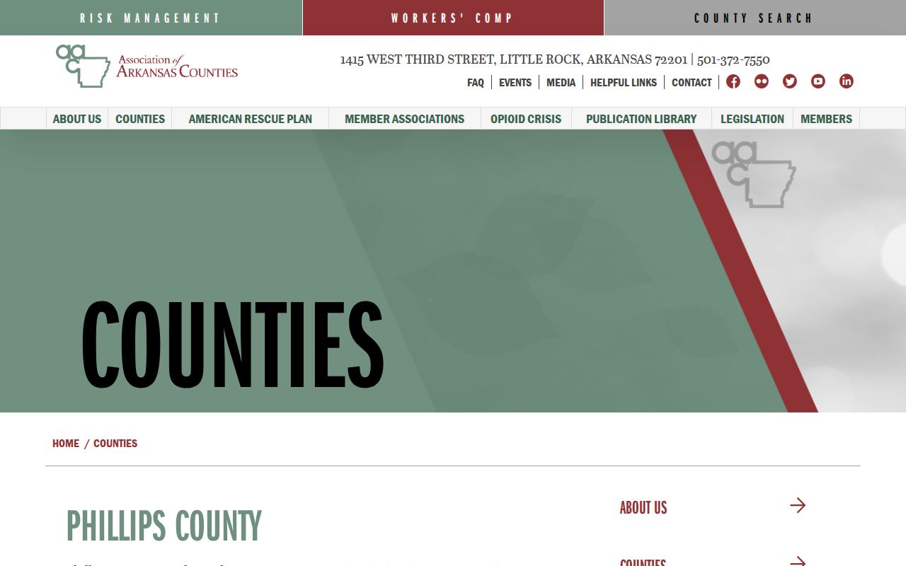 Phillips County court docket county profile