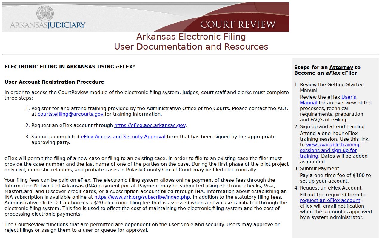 Phillips County docket search eFlex resource page